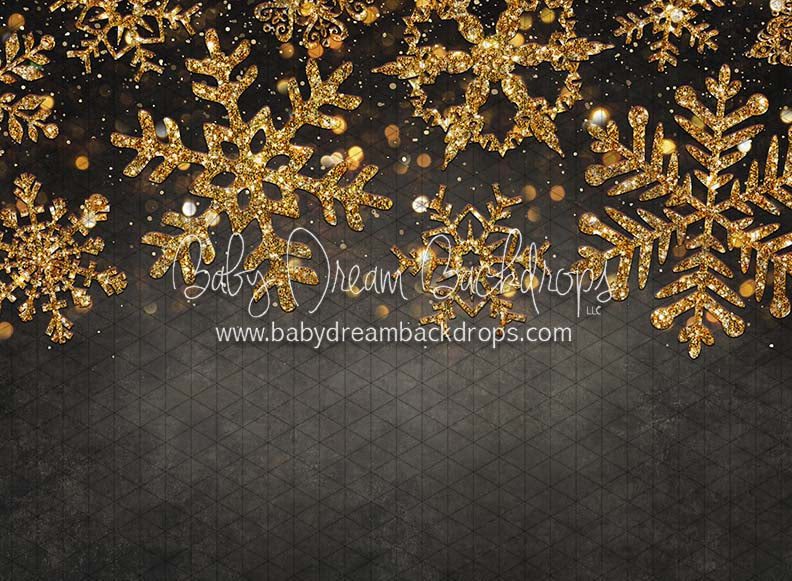 Snow Dazzle Grey and Gold