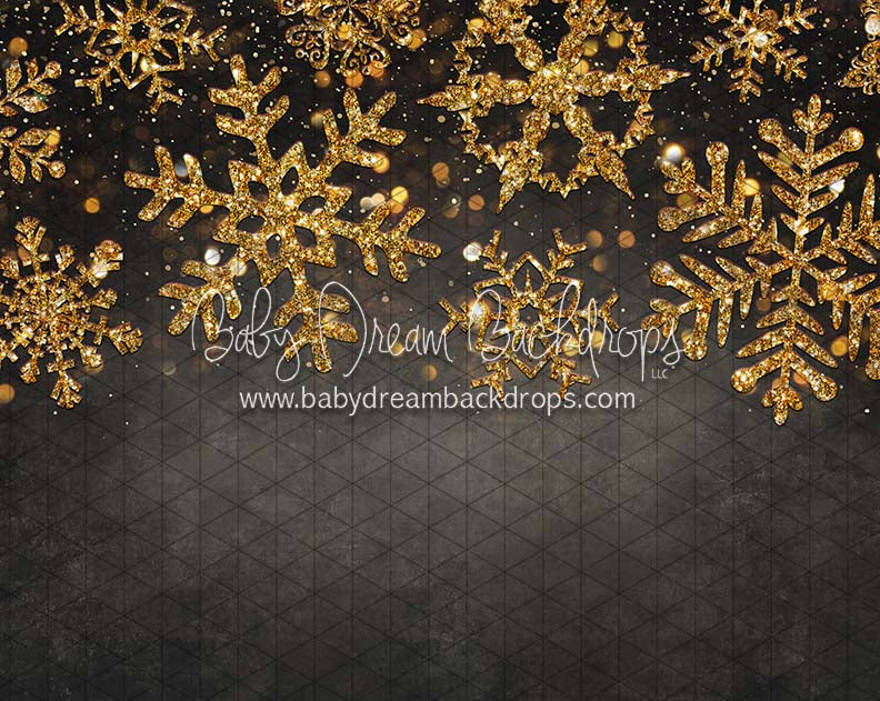 Snow Dazzle Grey and Gold