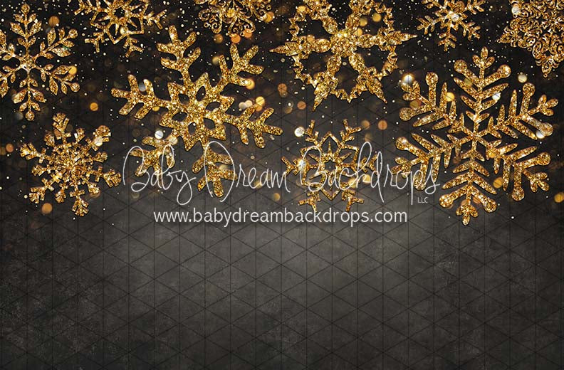 Snow Dazzle Grey and Gold