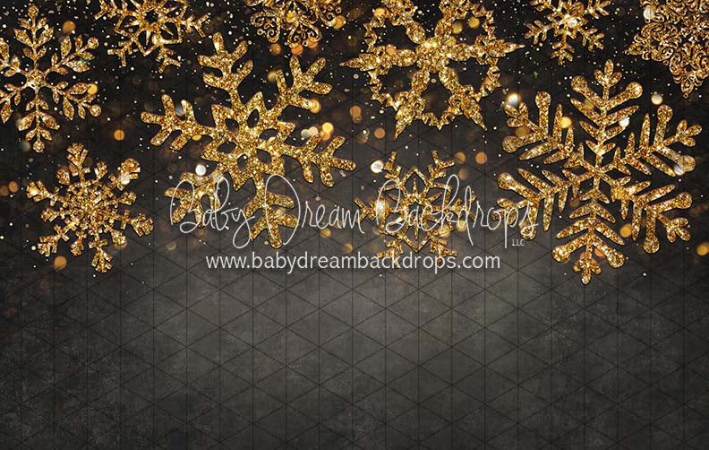 Snow Dazzle Grey and Gold