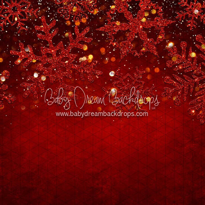 X Drop snow dazzle red