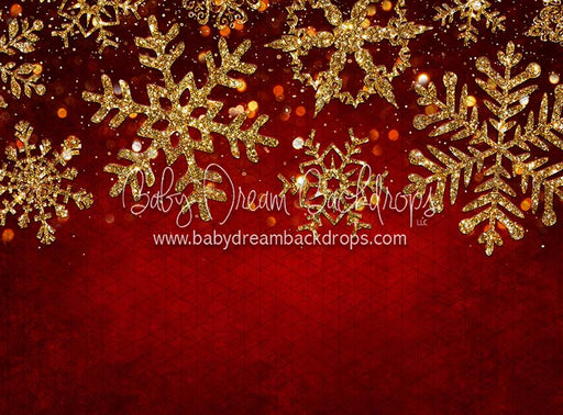 Snow Dazzle Red and Gold