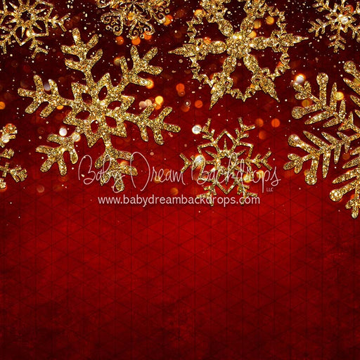 Snow Dazzle Red and Gold