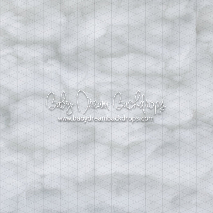 X Drop snow fluff fabric drop