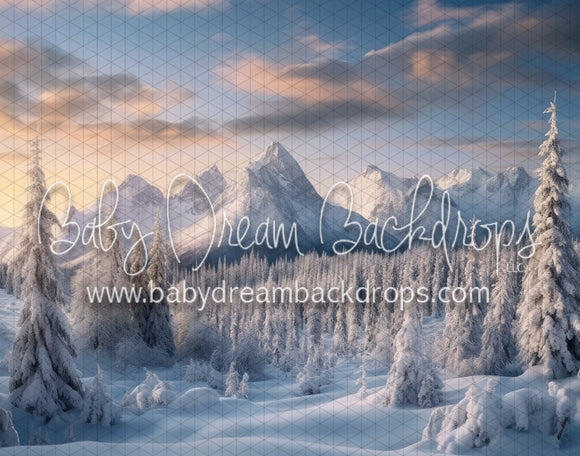 Snowy Sunset Summit (AD)