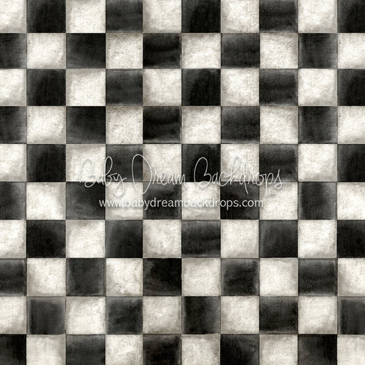 Soda Shoppe Checks Floor