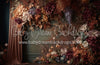 Soft Brushed Autumn Florals Wall (MD)