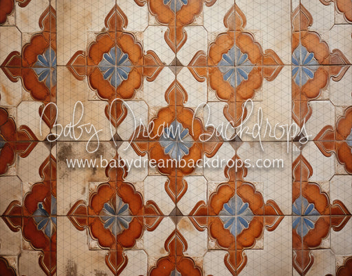 Spanish Tile Fabric Floor (MD)