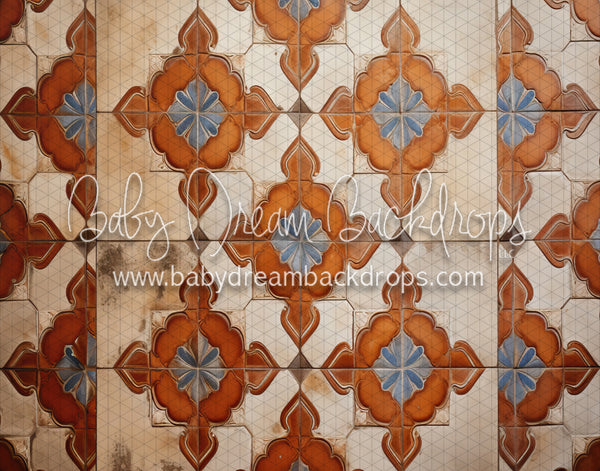 Spanish Tile Fabric Floor (MD)
