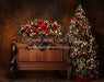 Spirit of Christmas Queen Headboard Tree Right (JA)
