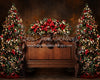 Spirit of Christmas Queen Headboard Trees (JA)