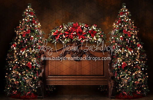 Spirit of Christmas Queen Headboard Trees (JA)