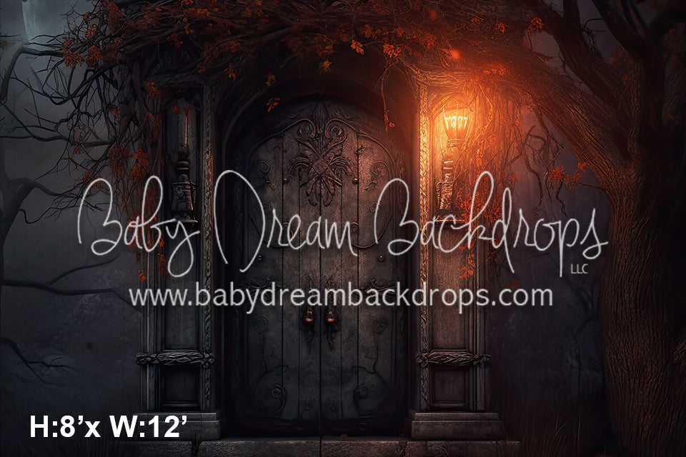 Spooky Orange Glow Door (SM)