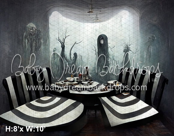 Spooky Striped Dining Room (SM)