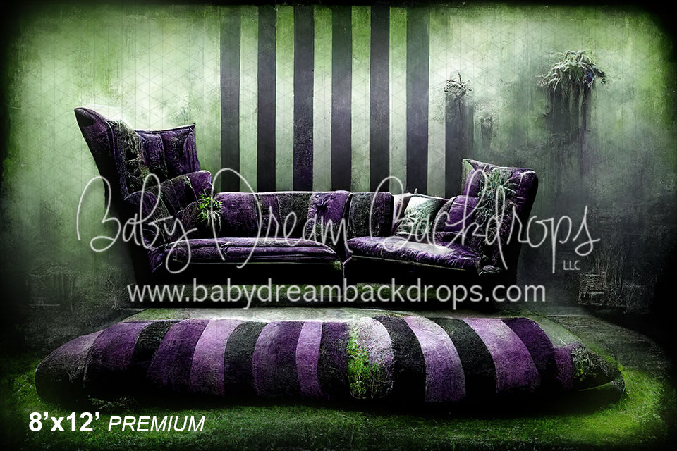Spooky Striped Living Room (SM)
