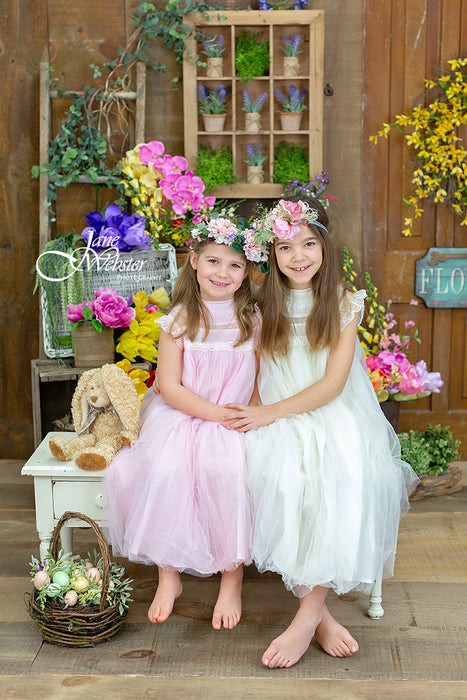 Spring Barn Floral Left