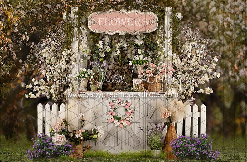 Spring Countryside Flower Stand (JA)