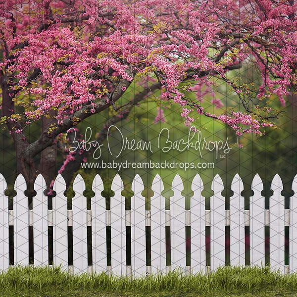 X Drop spring picket fence
