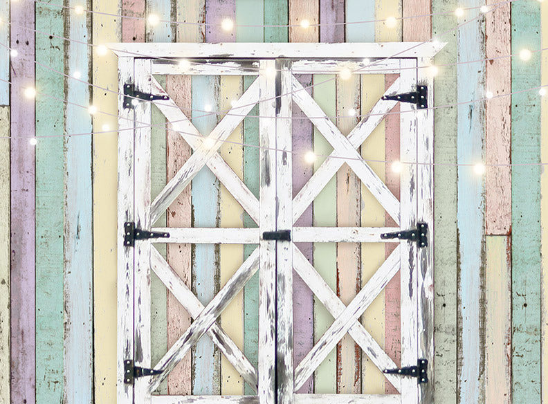 Spring Barn Dance (with lights) - 60x80 Horizontal  