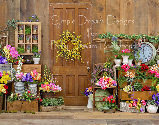 Spring Barn Floral 8x10 - SD (Premium)