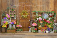 Spring Barn Floral 8x12 - SD