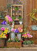 Spring Barn Floral left with sign 80hx60w - SD