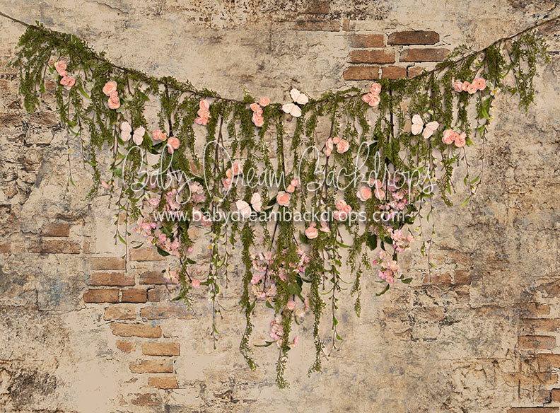 Spring Swag on Brick - 60Hx80W - JA  