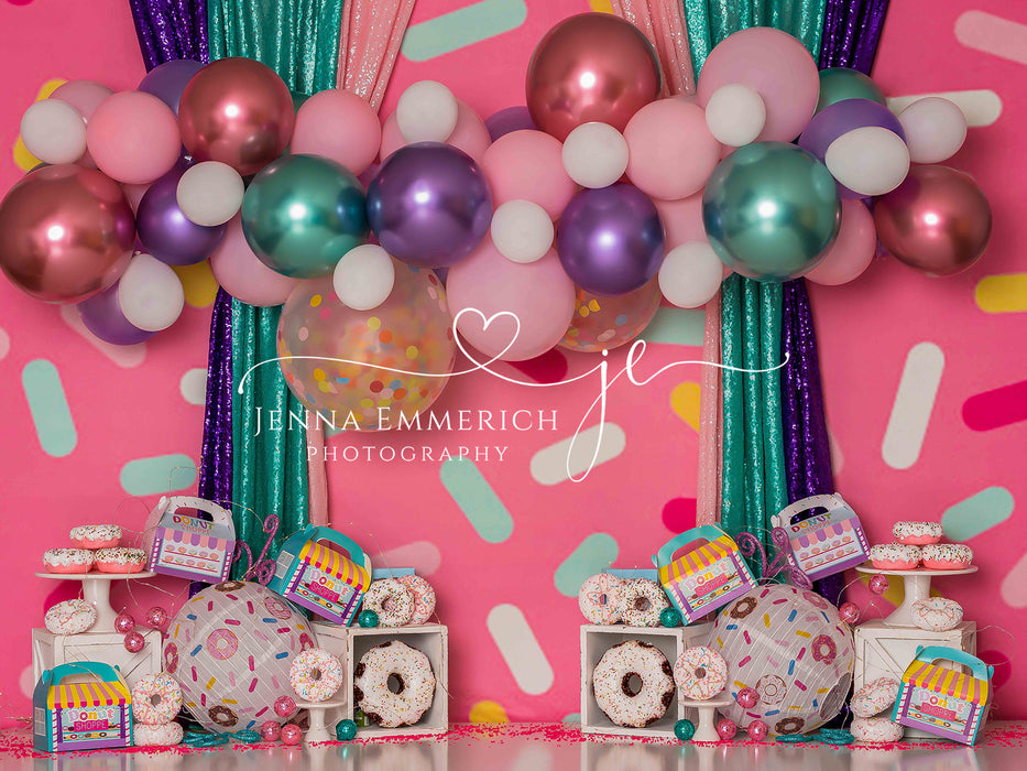 Sprinkles and Donuts with garland