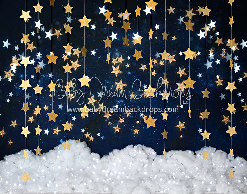 Stacked Stars Blue and Gold