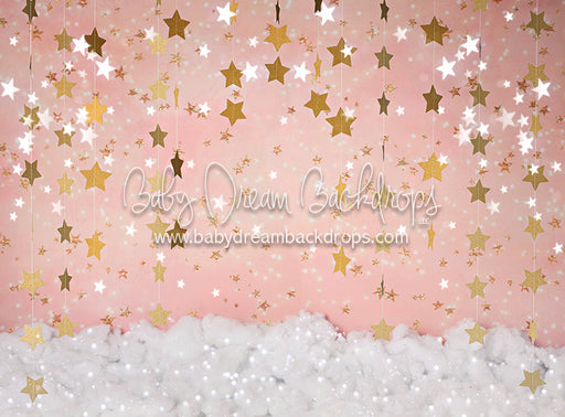 Stacked Stars Pink - 6x8 - BS  