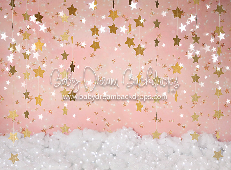 Stacked Stars Pink - 6x8 - BS  