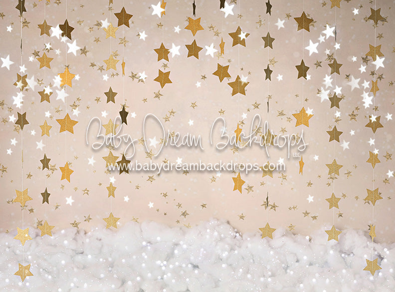 Stacked Stars Simple Gold - 6x8 - BS  