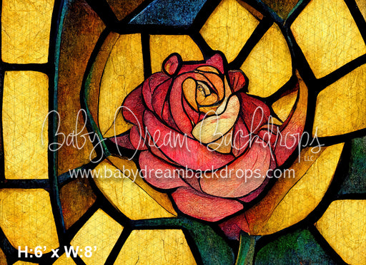 Stained Glass Rose (MD)