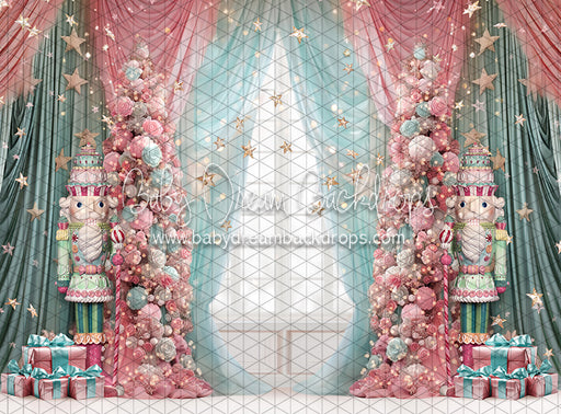 Starry Christmas Curtains (Nutcrackers) (JA)