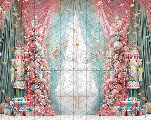 Starry Christmas Curtains (Nutcrackers) (JA)