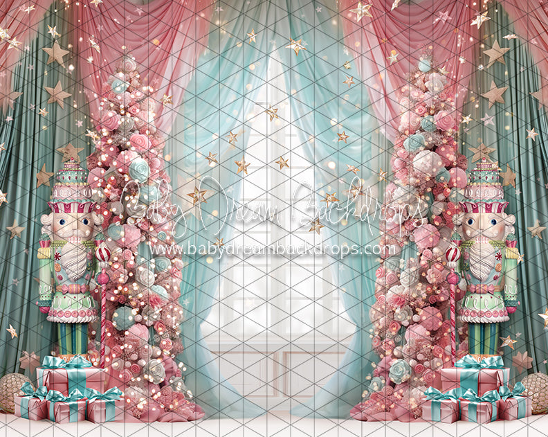 Starry Christmas Curtains (Nutcrackers) (JA)