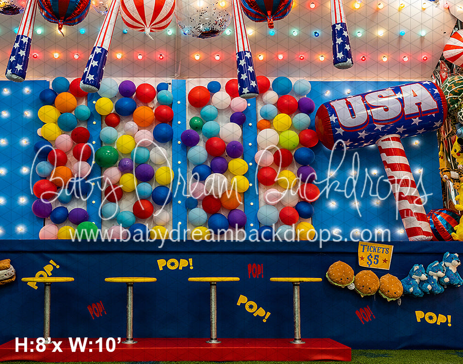 State Fair Carnival Pop Booth (NL) — Baby Dream Backdrops
