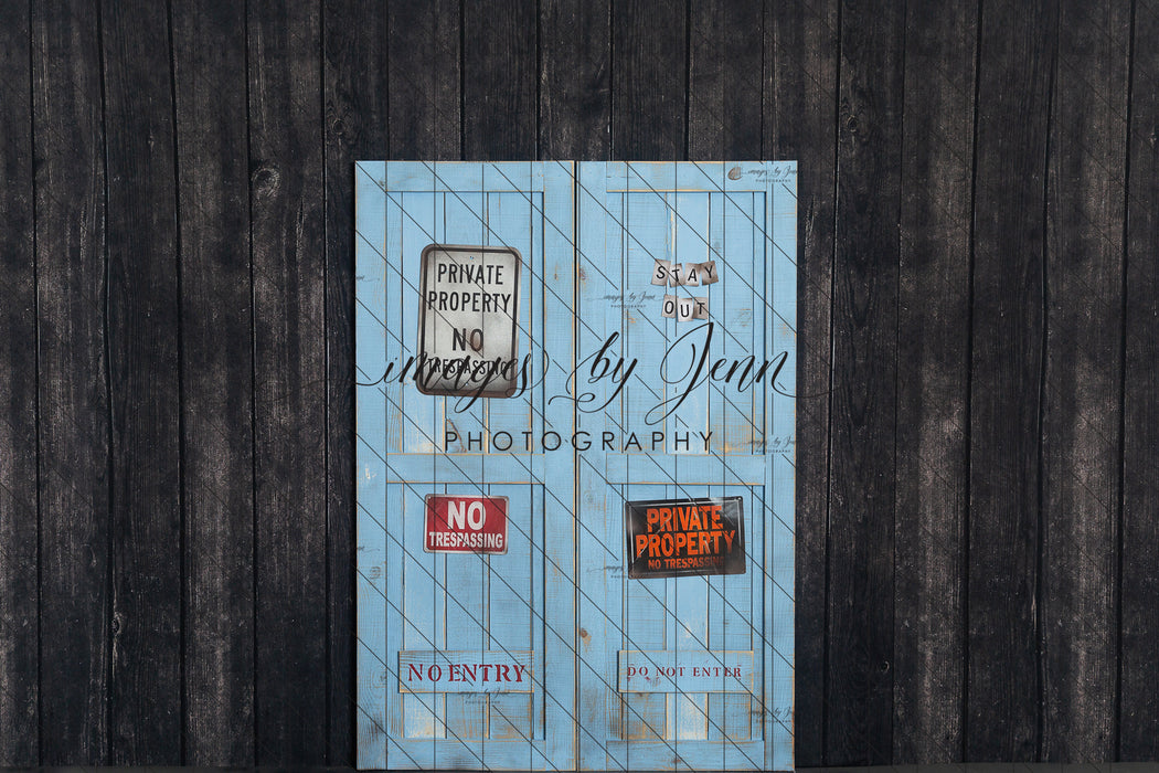 Stay Out Garage Doors (JG)