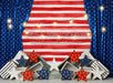 Striped Stars - 60Hx80W - BS (Fleece)