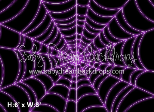 Stuck in a Web Purple