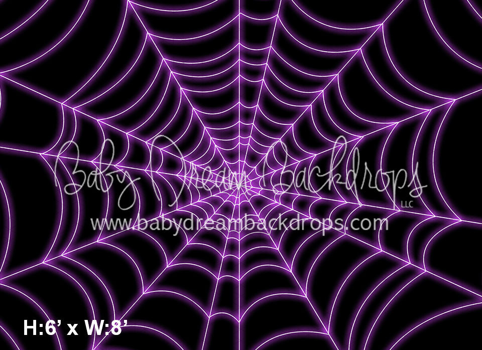 Stuck in a Web Purple