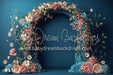 Studio Teal Floral Arch  (AZ)