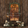 Succulent Autumn Window - 8x8 - JA 