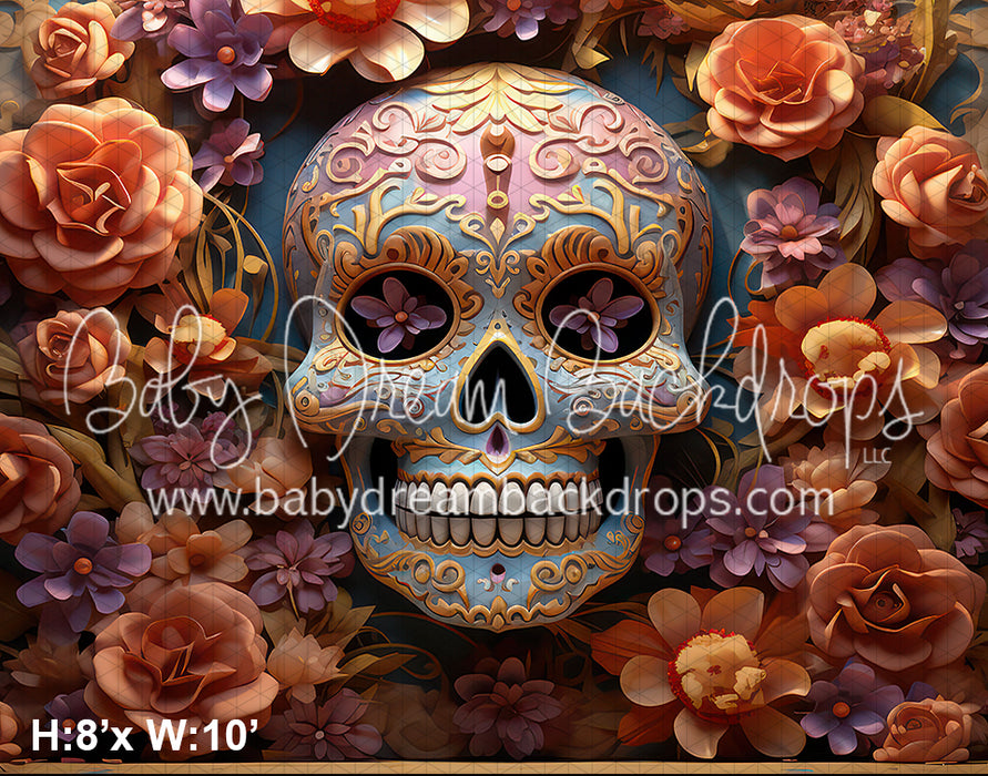 Sugar Skull 3D Wall (BD)