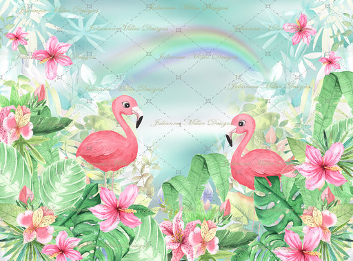 Summer Flamingos
