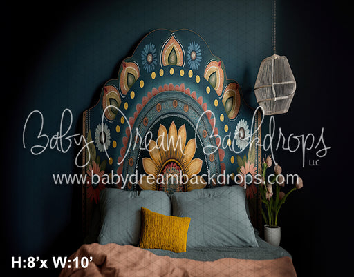 Sunflower Boho Headboard (SM) 