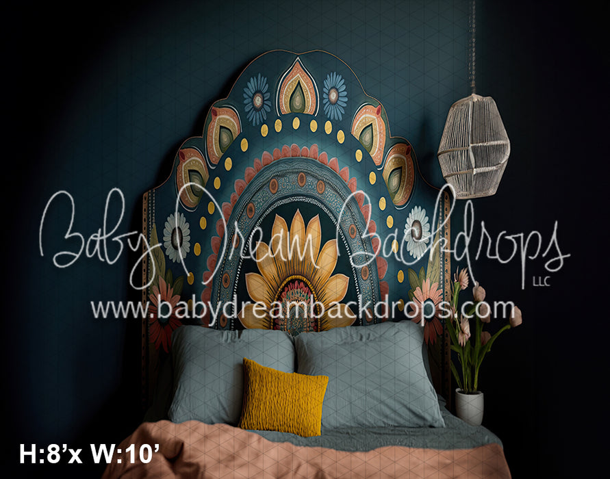 Sunflower Boho Headboard (SM) 
