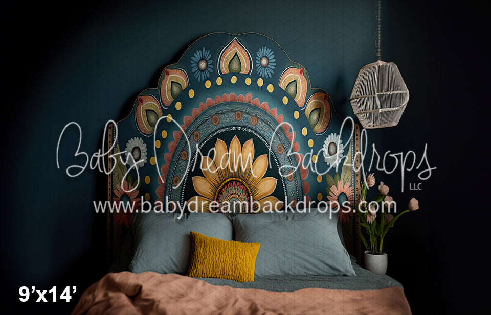 Sunflower Boho Headboard (SM) 