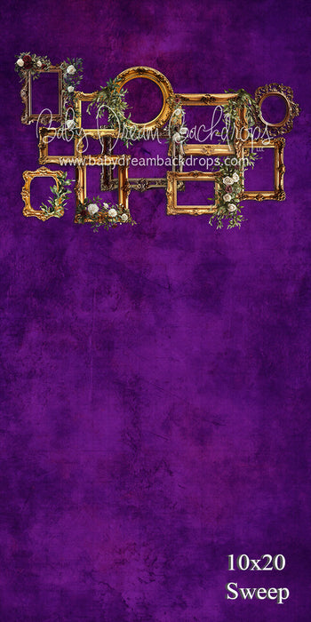 Sweep Purple Frame with Flowers (VR)