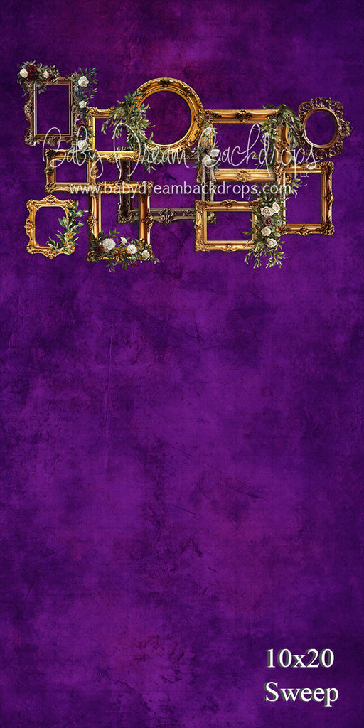 Sweep Purple Frame with Flowers (VR)